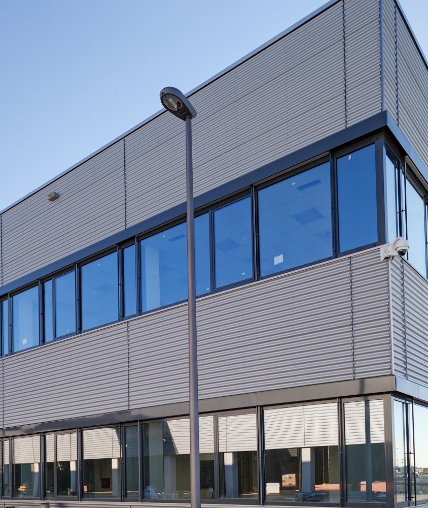 fachada de vidro em Porto Alegre